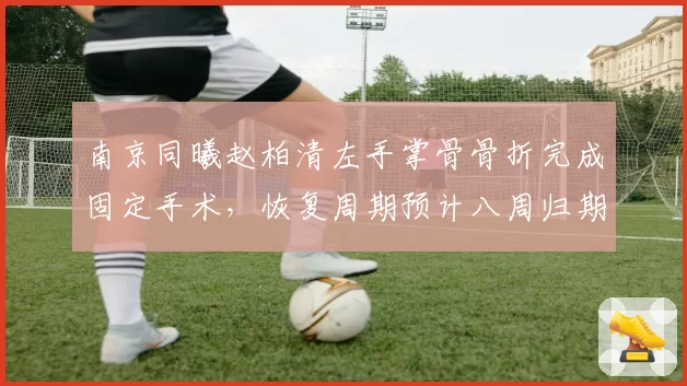 南京同曦赵柏清左手掌骨骨折完成固定手术，恢复周期预计八周归期定在11月中旬__br_